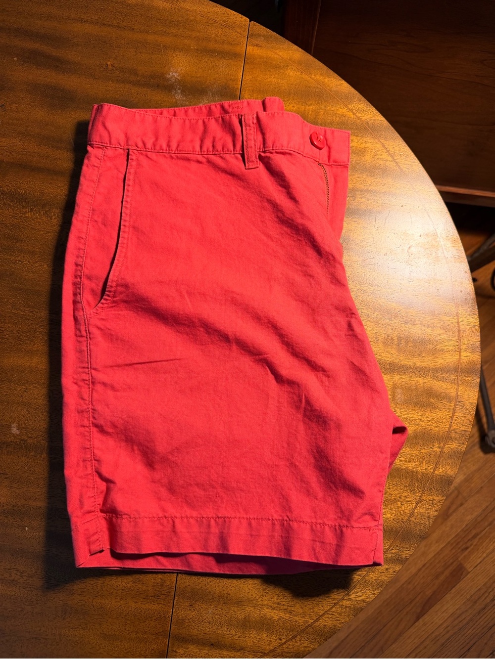 Patagonia Coral-Red Flat Front Men's Shorts